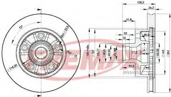 BD-7922 FREMAX Brake System Brake Disc