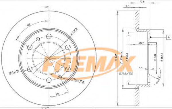 BD-5070 FREMAX Brake System Brake Disc