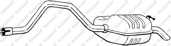 278-857 BOSAL Exhaust System End Silencer
