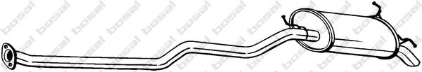 287-473 BOSAL Exhaust System End Silencer