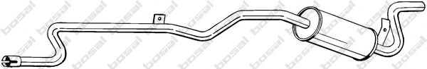 287-043 BOSAL Exhaust System End Silencer