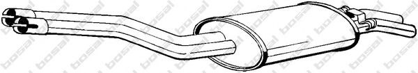 175-133 BOSAL Brake System Cable, parking brake