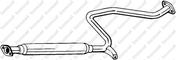 279-685 BOSAL Exhaust System Middle Silencer