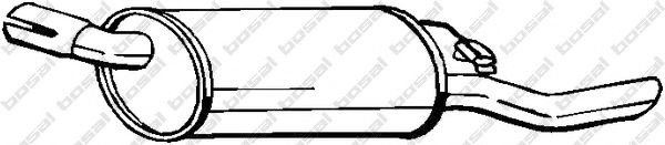 185-327 BOSAL Exhaust System End Silencer