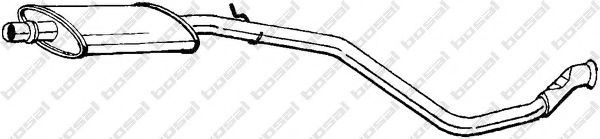 282-035 BOSAL Exhaust System Middle Silencer