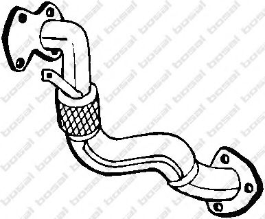 737-263 BOSAL Exhaust System Exhaust Pipe