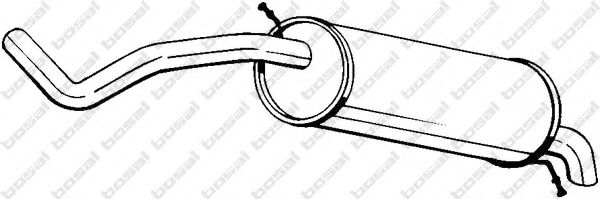 279-757 BOSAL Exhaust System End Silencer