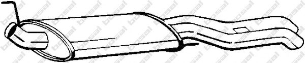 233-779 BOSAL Exhaust System End Silencer