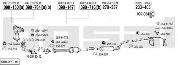090.990.10 BOSAL Exhaust System