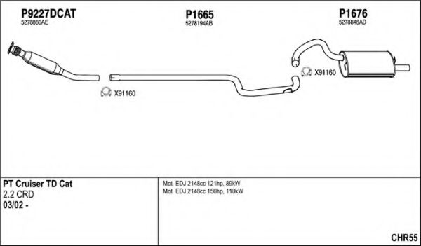 CHR55 FENNO Exhaust System Exhaust System