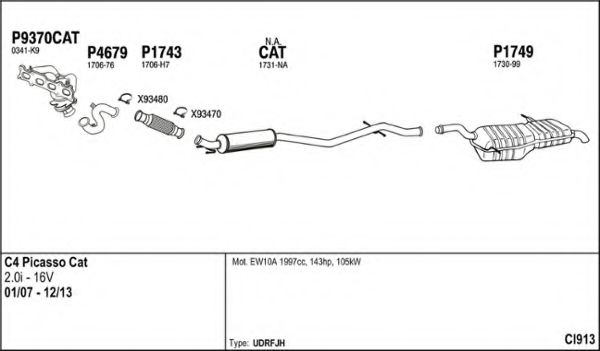 CI913 FENNO Track Control Arm