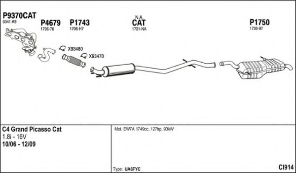 CI914 FENNO Wheel Suspension Track Control Arm