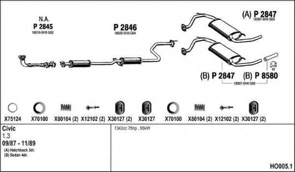 HO005.1 FENNO Exhaust System Exhaust System
