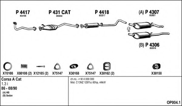 OP004.1 FENNO Exhaust System Exhaust System