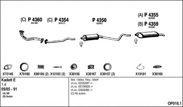 OP016.1 FENNO Exhaust System Exhaust System
