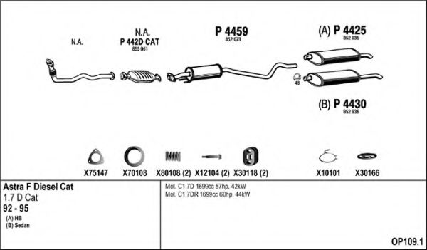 OP109.1 FENNO Exhaust System
