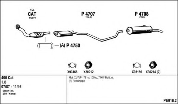 PE016.2 FENNO Exhaust System Exhaust System