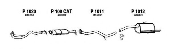P1027 FENNO Exhaust System End Silencer