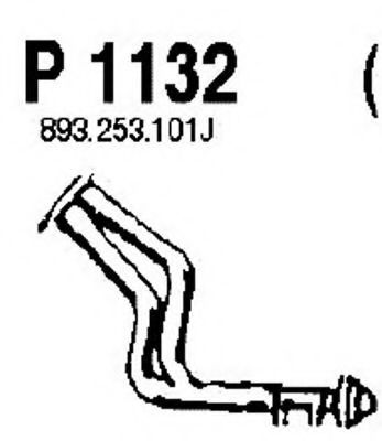 P1132 FENNO Exhaust System Exhaust Pipe
