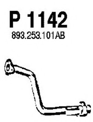 P1142 FENNO Exhaust System Exhaust Pipe