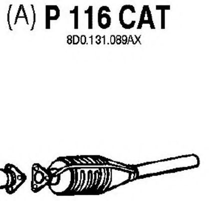 P116CAT FENNO Catalytic Converter
