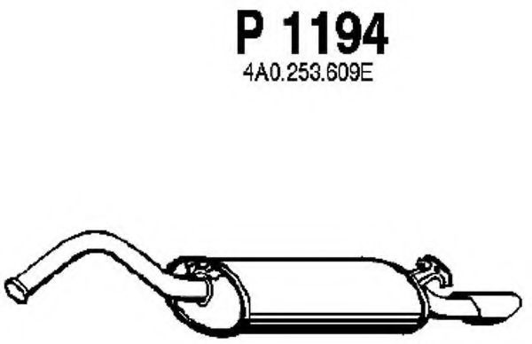 P1194 FENNO Endschalldämpfer