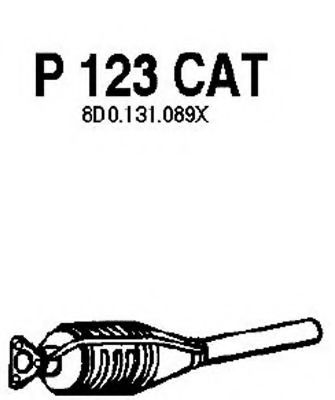 P123CAT FENNO Exhaust System Catalytic Converter