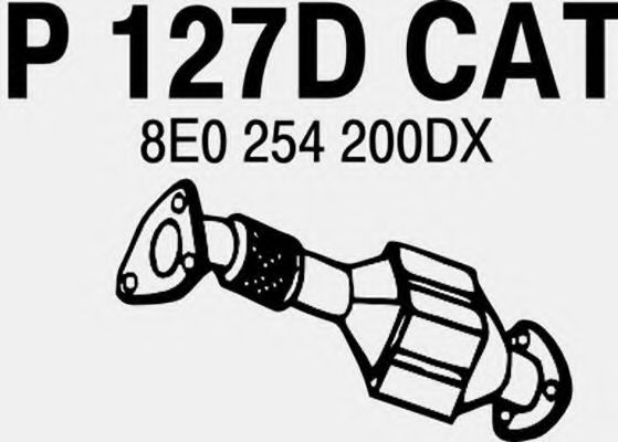 P127DCAT FENNO Catalytic Converter