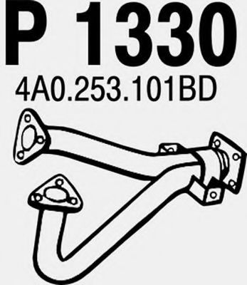 P1330 FENNO Система выпуска ОГ Труба выхлопного газа