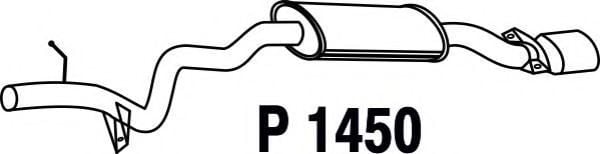 P1450 FENNO Exhaust System End Silencer
