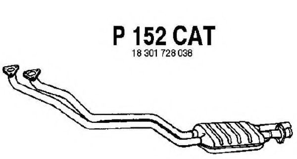 P152CAT FENNO Exhaust System Catalytic Converter