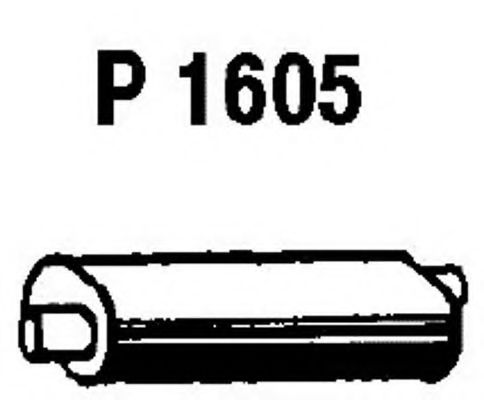 P1605 FENNO Middle Silencer