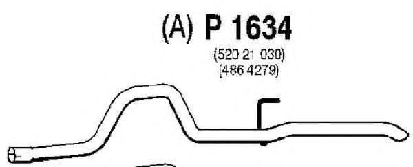 P1634 FENNO Exhaust Tip