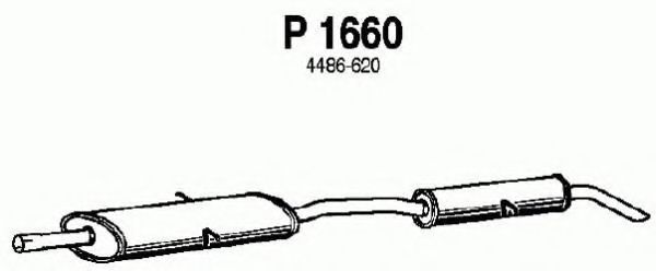 P1660 FENNO Exhaust System End Silencer