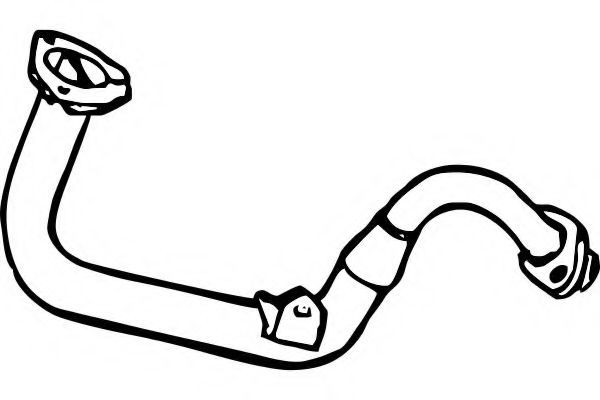 P1796 FENNO Exhaust System Exhaust Pipe