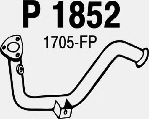 P1852 FENNO Exhaust Pipe