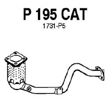 P195CAT FENNO Exhaust System Catalytic Converter