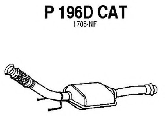 P196DCAT FENNO Exhaust System Catalytic Converter