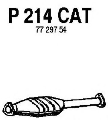 P214CAT FENNO Exhaust System Catalytic Converter