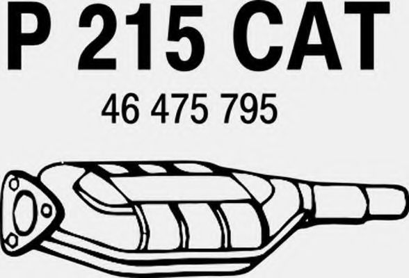 P215CAT FENNO Catalytic Converter