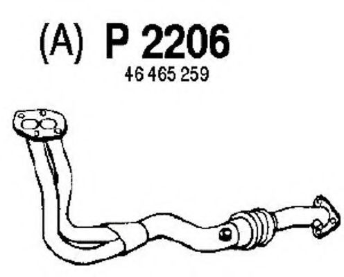 P2206 FENNO Exhaust Pipe