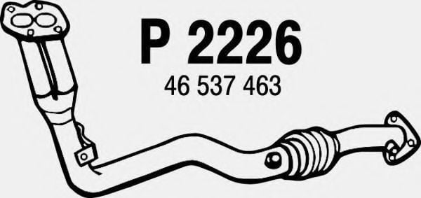 P2226 FENNO Exhaust System Exhaust Pipe