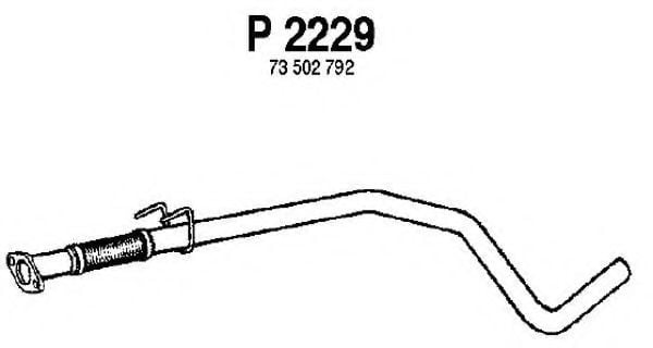 P2229 FENNO Exhaust System Exhaust Pipe