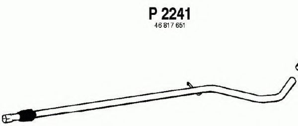 P2241 FENNO Exhaust System Exhaust Pipe
