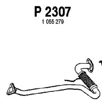 P2307 FENNO Exhaust System Exhaust Pipe
