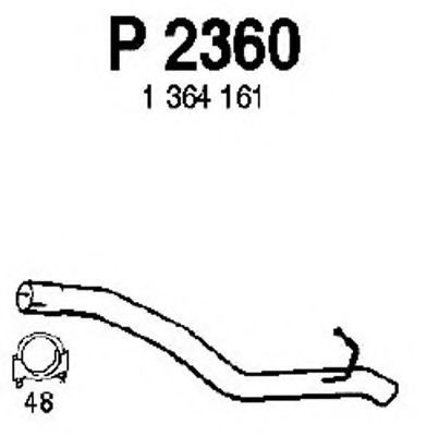 P2360 FENNO Exhaust System Exhaust Pipe