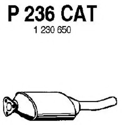 P236CAT FENNO Exhaust System Catalytic Converter