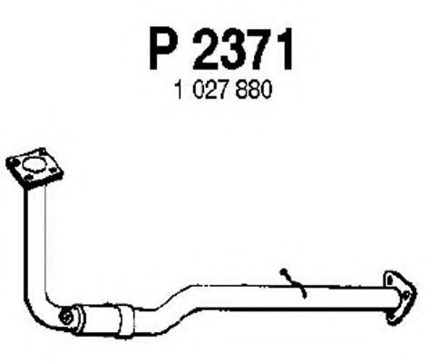 P2371 FENNO Exhaust System Exhaust Pipe
