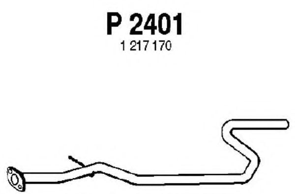 P2401 FENNO Exhaust System Exhaust Pipe