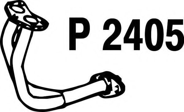 P2405 FENNO Exhaust System Exhaust Pipe
